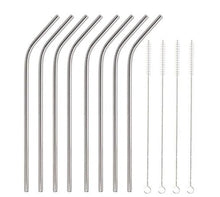 Load image into Gallery viewer, Reusable Stainless Steel Straws-Straw Metal Drinking Set &amp; Brush-Super Gift Online