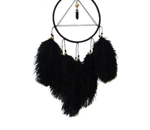 Heart Dream Catcher Feather Ornaments Wrapped Lights Girls Room Decor