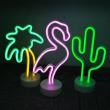 Load image into Gallery viewer, led-neon-signs-unicorn-flamingo-led-neon-signs-lights-gifts-led-unicorn-flamingo-cactus-coconut-tree-light-colorful-neon-lamp-neon-sign-light-neon-sign-hanging-wall-neon-signs-for-room