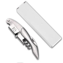 Load image into Gallery viewer, stainless-steel-doubled-hinged-corkscrew-waiters-wine-key-beer-bottle-opener-with-foil-cutter-wine-key-beer-bottle-opener-double-hinge-corkscrew-wine-opener-high-quality-corkscrew-waiters