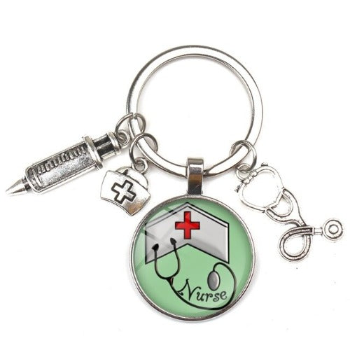 key-ring-new-fashion-personalized-nurse-medical-syringe-stethoscope-image-keychain-glass-nurse-cap-medical-needle-syringe-thermometer-key-chain-gift-nurse-cap-medical-key-chain-needle-syringe-stethoscope-thermometer-jewelry-gift-super gift online