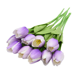 Tulips ¦ Tulip Flowers Real Touch ¦ Artificial Tulip Bouquet Flowers 