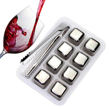 Load image into Gallery viewer,  stainless-steel-ice-cubes-reusable-chilling-stones-for-whiskey-wine-ice-cubes-whisky-stainless-steel-ice-cubes-ice-cubes-bucket-whiskey-stones-reusable-ice-cubes