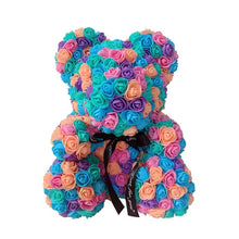 Load image into Gallery viewer, Rose Teddy Bear ¦ Forever Rose Teddy Bear ¦ Valentines Rose Bear Gift Box 
