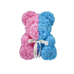Rose Teddy Bear-Forever Rose Teddy Bear-Valentines Rose Bear Gift Box