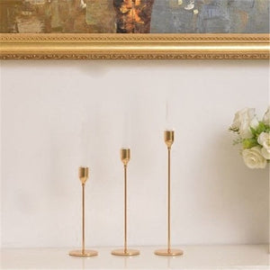 Nordic Metal Candlestick Gold Candle Holders ¦ Tea Lights Holders Gifts 