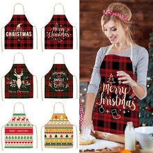 Load image into Gallery viewer, Novelty Merry Christmas Apron-Christmas Aprons for Him &amp; Her-personalised apron uk-kitchen apron-apron for women-aprons for women-Cooking Aprons UK