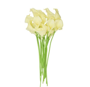 Calla Lilies Artificial Flowers Calla Lily Bouquet For Bridal Wedding ¦ Home Decor 