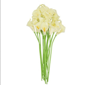 Calla Lilies Artificial Flowers Calla Lily Bouquet For Bridal Wedding ¦ Tulip Flowers