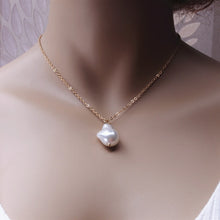 Load image into Gallery viewer, Double Layers Pearls &amp; Chain Necklaces with Pendants ¦ Pearl Jewellery Set A Wine Lovers
