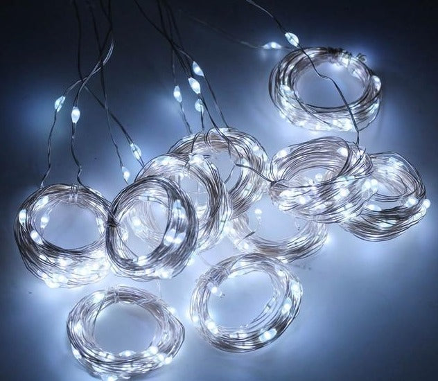 LED Garland Curtain String Lights ¦ LED Fairy Lights with Remote Control