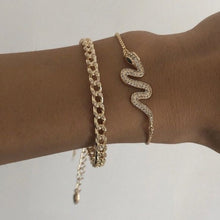 Load image into Gallery viewer, crystal-snake-bracelet-gift-for-women-snake-bracelet-with-crystals-vintage-snake-bracelet-snake-bangle-bracelet-bracelet-crystal-snake-uk-bracelet-swarovski-crystal-snake-bracelet-crystal-silver-snake-bracelet