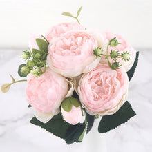 Load image into Gallery viewer, Peonies ¦ Artificial Peony Flowers Bouquet &amp; Peony Faux Flowers 