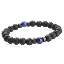 Load image into Gallery viewer, Chakra Healing Beaded Diffuser Bracelet ¦ Natural Moonstone Bead Tibetan Buddha Bracelet-crystal diffuser uk-essential oils crystals-lava stone diffuser necklace uk-chakra stone chip bracelet-lava stone jewellery-tumble-stone bracelet
