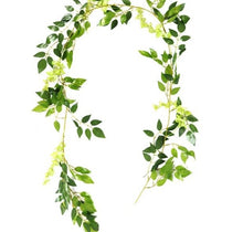 Load image into Gallery viewer, Fake Rose Ivy Vine &amp; Flowers ¦ Garland String With Hanging Ivy Rose 