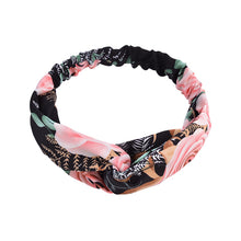 Load image into Gallery viewer, Women Headband Cross Top Knot Elastic Hair Bands ¦ Knotted Headband