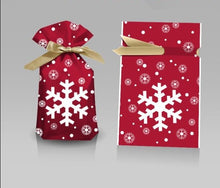 Load image into Gallery viewer, Santa Gift Bag ¦ Candy Bag Gift ¦ Drawstring Gifts Bags ¦ Merry Christmas Treat Bags 