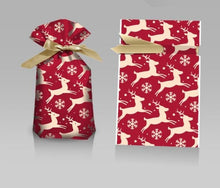 Load image into Gallery viewer, Santa Gift Bag ¦ Candy Bag Gift ¦ Drawstring Gifts Bags ¦ Merry Christmas Treat Bags