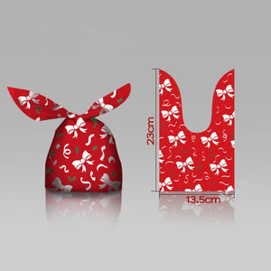 Santa Gift Bag ¦ Candy Bag Gift ¦ Drawstring Gifts Bags ¦ Merry Christmas Treat Bags 