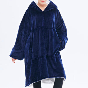 Huge Hoodie Soft Blanket ¦ Soft Oversized Sherpa Hoodies Fleece TV Blanket 