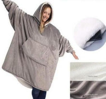 Load image into Gallery viewer, Huge Hoodie Soft Blanket-Soft Oversized Sherpa Hoodies Fleece