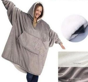 Huge Hoodie Soft Blanket-Soft Oversized Sherpa Hoodies Fleece