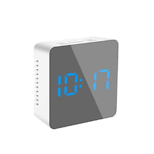 Load image into Gallery viewer, Best LED Mirror Alarm Clock-home luxury led mirror alarm clock-led mirror alarm clock instructions-digital mirror alarm clock-led mirror clock dt-6507-acctim led mirrored alarm clock manual-mirror alarm clock amazon