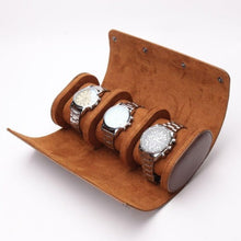 Load image into Gallery viewer, 3 watch case louis vuitton-3 watch box-watch roll-wolf watch roll-watch holder-watch box