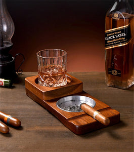 wooden cigar ashtray whiskey glass holders-wooden cigar ashtray whiskey glass holders uk-wooden cigar ashtray whiskey glass holders with lids-whiskey glass with cigar holder uk-cigar ashtray uk-vintage cigar ashtray