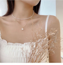 Load image into Gallery viewer, chunky pearl necklace costume jewelry-pearl costume jewellery uk-faux pearl necklace uk-debenhams faux pearl necklace-argos pearl necklace-long faux pearl necklace uk