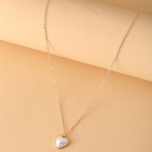 White Pearl Chain Necklace ¦ Super Gift Online