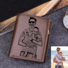 Load image into Gallery viewer, personalised photo leather wallet uk-asda photo wallet-personalised photo wallet uk-personalised wallet-custom photo wallet reviews-personalised photo wallet with coin pocket
