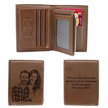 Load image into Gallery viewer, personalised photo leather wallet uk-asda photo wallet-personalised photo wallet uk-personalised wallet-custom photo wallet reviews-personalised photo wallet with coin pocket