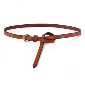 Skinny Waist Leather Belts For Women ¦ Elastic Women Chain Belts 