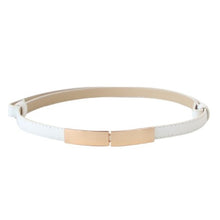 Load image into Gallery viewer, Skinny Waist Leather Belts For Women ¦ Elastic Women Chain Belts