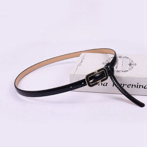 Skinny Waist Leather Belts For Women ¦ Elastic Women Chain Belts