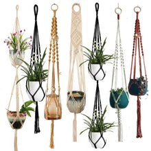 Load image into Gallery viewer, macrame plant hanger-macrame plant hanger knots-large macrame plant hanger-macrame hanger