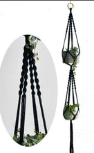 Load image into Gallery viewer, macrame plant hanger knots-large macrame plant hanger-macrame hanger