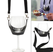 Load image into Gallery viewer, wine-glass-necklace-holder-wine-glass-holder-necklace-strap-portable-sling-wine-glass-lanyard-holder-straps-necklace-party