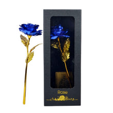 Load image into Gallery viewer, galaxy rose-24k gold rose-rose flower-rose in a glass-24k gold rose-long lasting roses-forever roses uk-cheap flower delivery