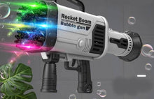 Load image into Gallery viewer, bubble machine-rocket boom bubble gun-bubble gatling gun uk-bubble gun toy-bubble gun blaster-big bubble gun machine