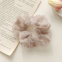 Load image into Gallery viewer, oversized organza scrunchie-hair scrunchies uk-satin scrunchies-silk scrunchies uk-how to make scrunchies