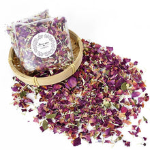 Load image into Gallery viewer, 100-sheet-pack-confetti wedding-biodegradable confetti-cheap biodegradable confetti-petal confetti-dried petal confetti bulk-dried flower confetti-dried rose petal confetti-rose petal confetti asda-rose petals