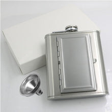 Load image into Gallery viewer, mini whiskey bottles uk-flasks-creative cigarettes case stainless steel hip flasks