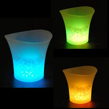 Load image into Gallery viewer, light-up-led-ice-bucket-great-for-champagne-sparkling-wine-led-ice-bucket-light-up-champagne-bars-night-party