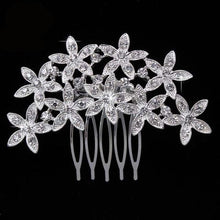 Load image into Gallery viewer, Bridal Hair Comb ¦ Wedding Hair Comb-Flower Pearl &amp; Crystal Combs-Super Gift Online