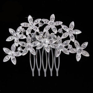 Bridal Hair Comb ¦ Wedding Hair Comb-Flower Pearl & Crystal Combs-Super Gift Online