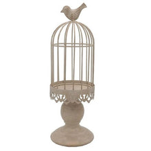 Load image into Gallery viewer, Bird Cage Candle Holders ¦ Vintage White Bird Cages Candle Holders 