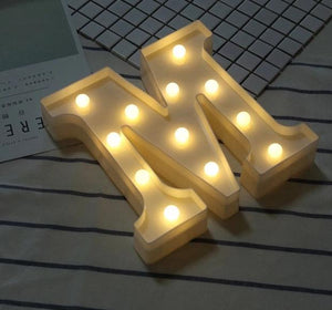 Light Up Letters ¦ LED Letter Night Light ¦ Alphabet LED Letters Nights - A Wine Lovers