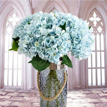 Load image into Gallery viewer, hydrangea-flowers-arrangement-centerpieces-hydrangea-flower-delivery-artificial-flowers-cheap-silk-hydrangea-bride-bouquet-wedding-home-new-year-decoration-accessories-for-vase-flower-arrangement